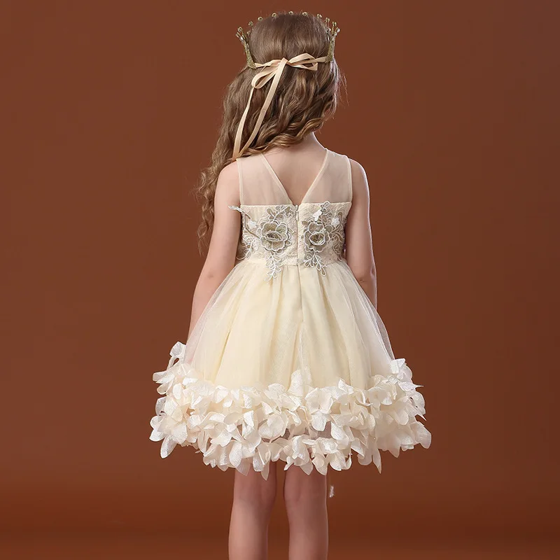 Champagne New Years Eve Dress for Year Old Girls