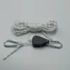 Reflective white pulley system