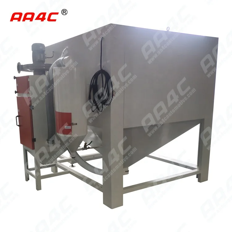 AA4C Customized Heavy Duty Big Size Derusting Rust Removal Polishing Shot Blasting  Sandblast Cabinet