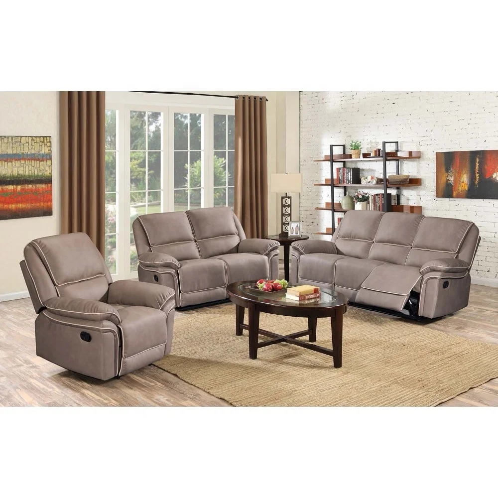 Factory Price Living Room Sofa Recliner Home Furniture Air Leather