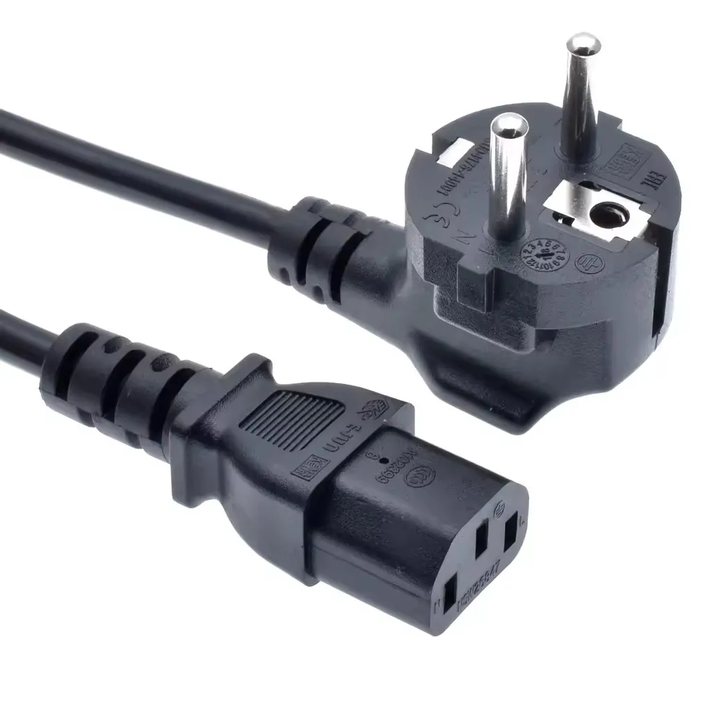 French European standard plug power cord