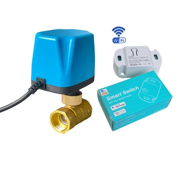 Mobile APP remote control WiFi smart controller agricultural irrigation timer switch valve electric actuator