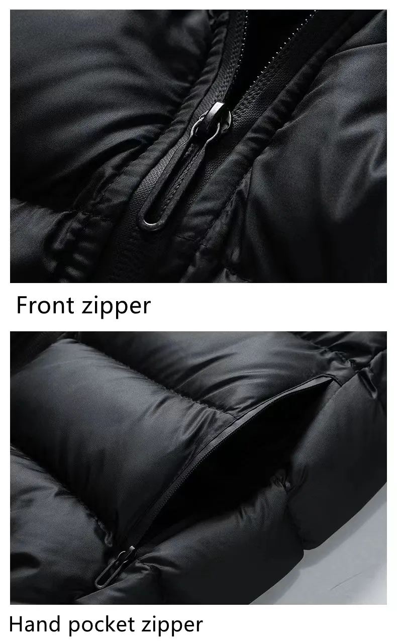Men's Winter Custom Daily Life Lightweight Down Gilet Cotton Puffer Padded Quilted vest Sleeveless J