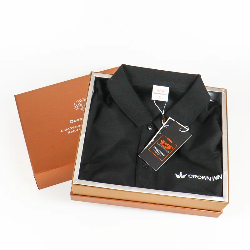 Высокое качество роскошные Caja Para Ropa крышки и базовый пакет коробки Бутик футболка одежда картонная упаковка бумажная