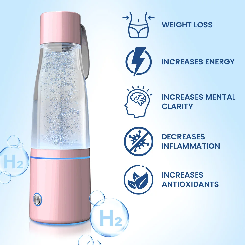 5000ppb 水素水生成器ボトル 携帯用 高品質 水素水生成器 高濃度 携帯