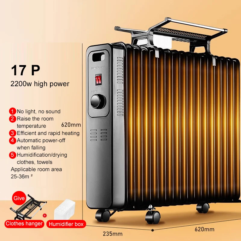 Filled Radiator, 2000 W, Metal - detail 4