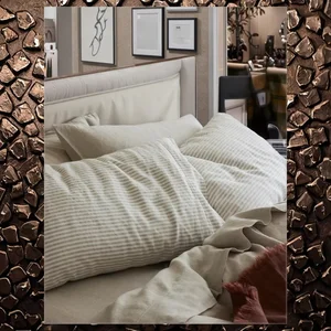 Eco Friendly Comfort(Duvet)Cover Queen King Bed Set Stone Washed 100%French Flax Linen Bed Sheets Set