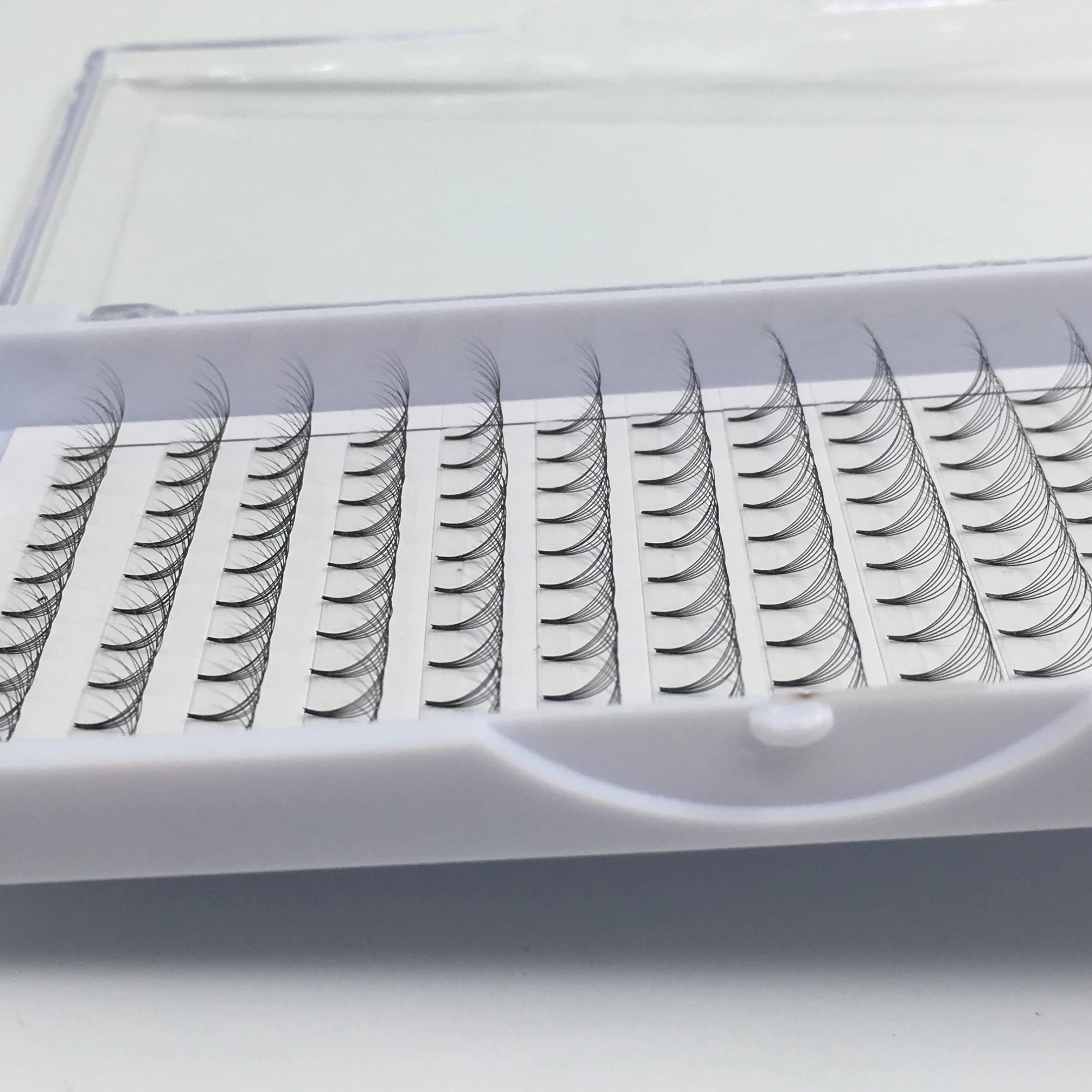 Русский объем готовые веерные ресницы 3D 4D 5D 6D процветающие ресницы 0,05 0,07 0,10 синтетические шелковые ресницы