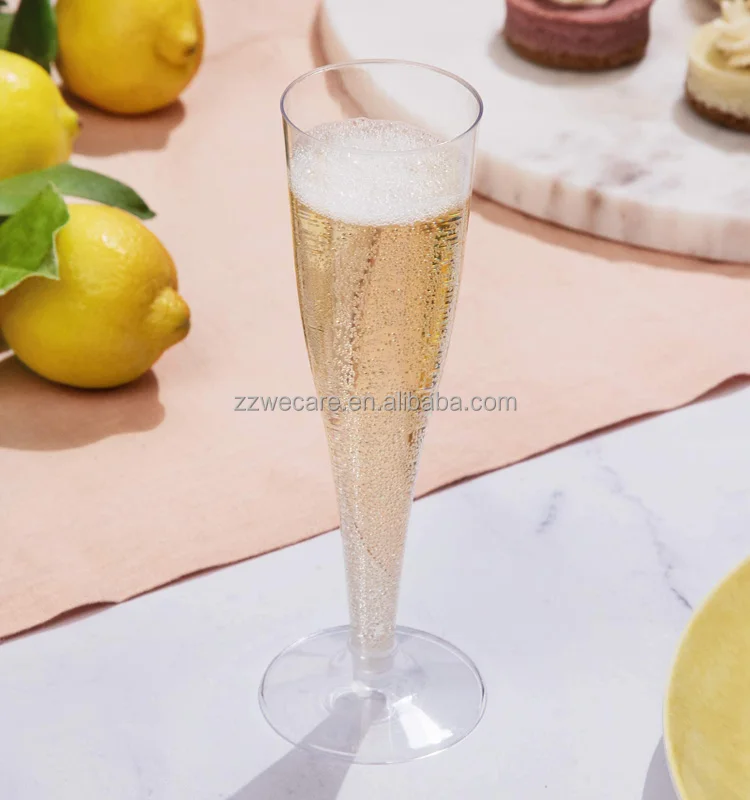 Disposable Parties Mimosa Glasses Plastic Cocktail Glasses Wedding Bulk