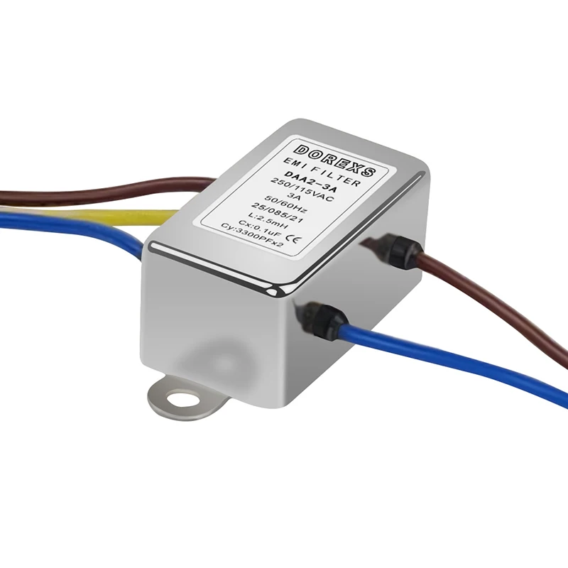 DAA2 Wire installation EMI Filter Power Line Noise Filter CUL CE ROHS