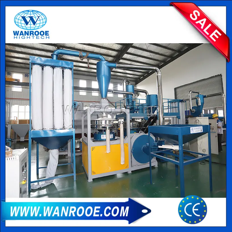 1001000kg/h E Waste Recycling Machine Pcb Pulverizer Pvc Powder Making