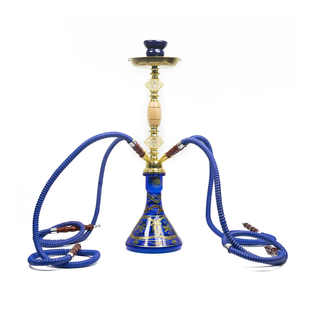 Custom Manufacture Shisha Hookah Pure Stainless Steel Glass Body Fumo