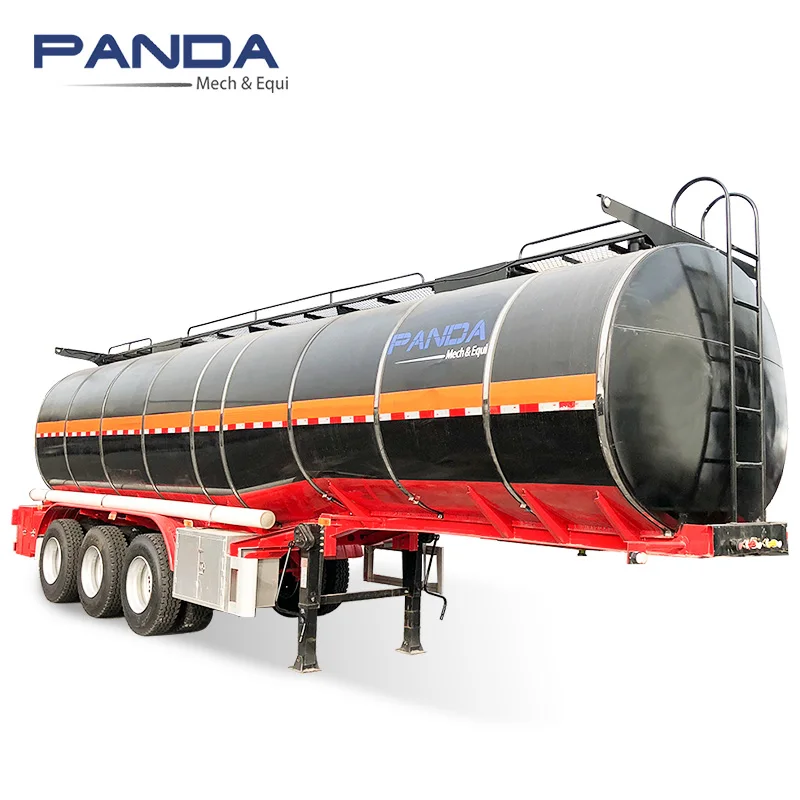 PANDA Top Ranking 2-4 Axles Heated Asphalt/bituman Tanker Semi Trailer