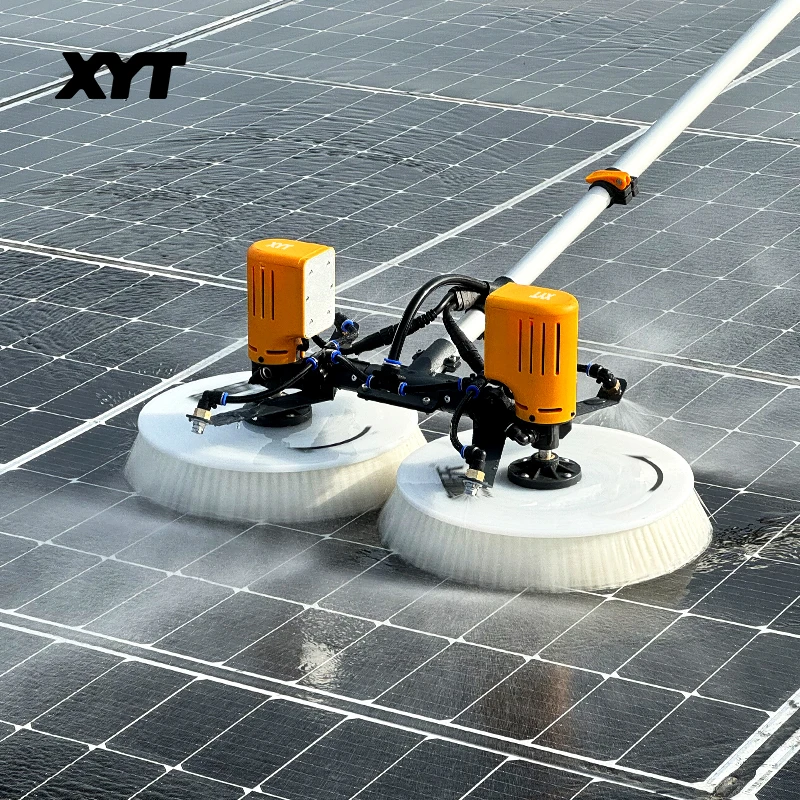X43 Sunnysmiler Solar Panel Cleaning Brush - Automatic & Efficient