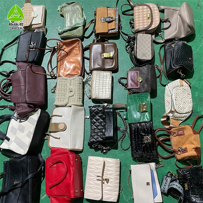 Ukay Ukay Bale Ladies Bags Wholesale Branded Thrift Store Used Bags Italy