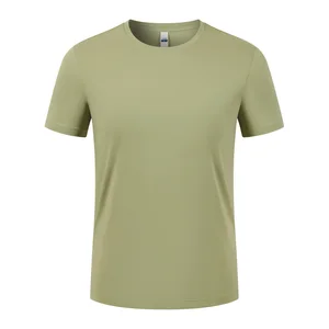 Factory Direct Sales Parent-child Outfit Design 100% Silky Cool Cotton Men's and Women's Short Sleeved T-shirt Casual KD-99069