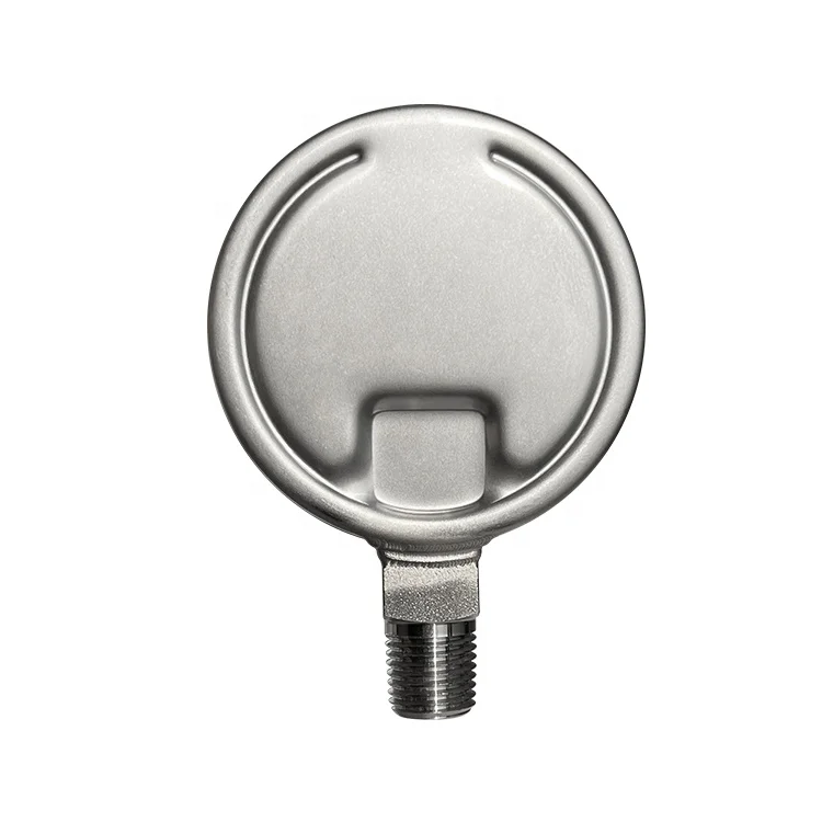 2.5Inch 304/316 4000psi 28kg Bourdon Tube Diaphragm En837-1 All Stainless Steel Pressure Gauge