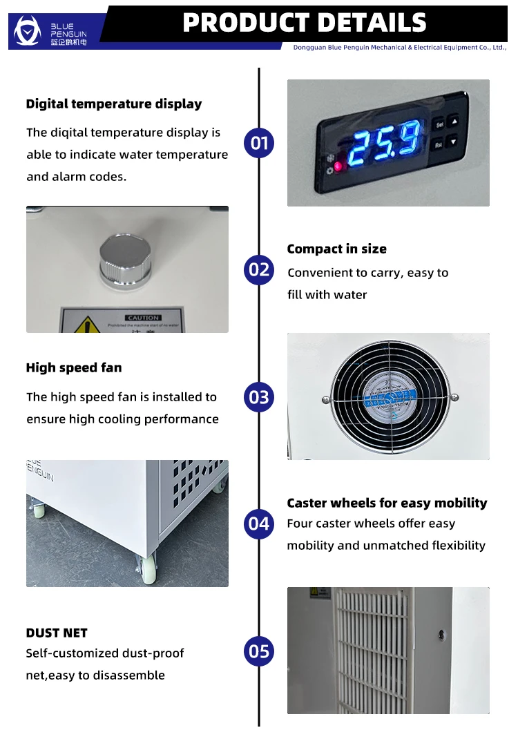 Fiber Laser Water Chiller, JLFL-3000, 220V, 18L, 2000W - detail 22