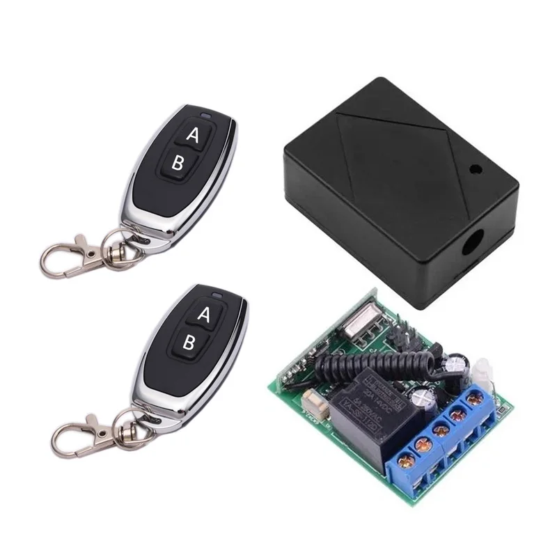 Controller Receiver Single-channel ZK1PA 433 MHz With Remote Controls ZY16-E2 2pcs With Batteries