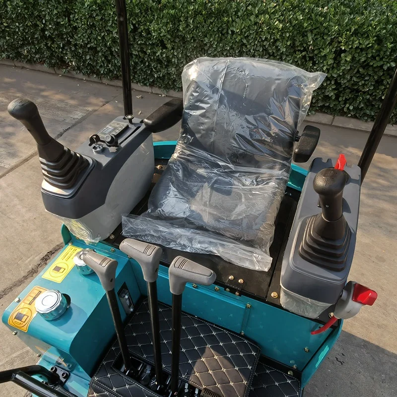 Earth Moving Machinery 1.7ton 1.2ton Micro Mini Excavator Hydraulic Crawler with Free Bucket for Sale