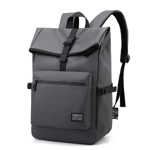 OMASKA Large Capacity Computer Backpack Oxford Waterproof Zipper Polyester Sports Leisure Men Backpack