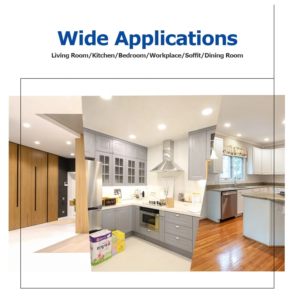 Лидер продаж, разрешение ETL, 6 дюймов, 12 Вт, тонкая распределительная коробка, утопленная круглая регулируемая светодиодная лампа