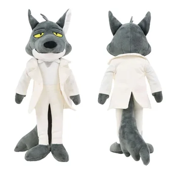 TKT Fashion Cartoon Happy Cross-border new The Bad Guys plush toys Mr. Wolf stuffed plush doll wholesale for kids