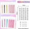 40pcs-black- glittering star- hydrocolloid