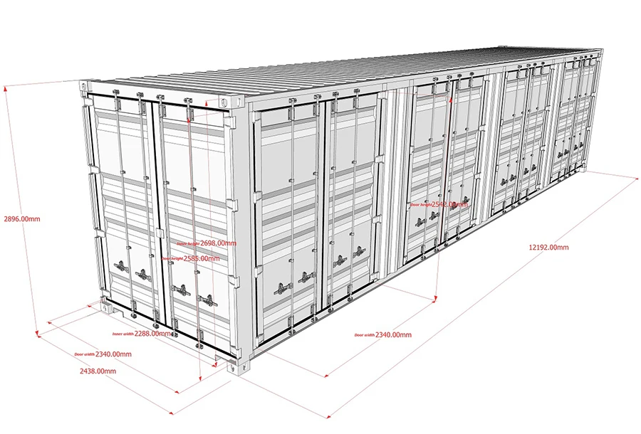 Wholesale Shipping Container 40ft Dry Cargo Shipping Container Price Buy 40ft Container Price