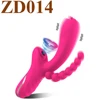 Sucking & Licking Vibrator-ZD014-Red