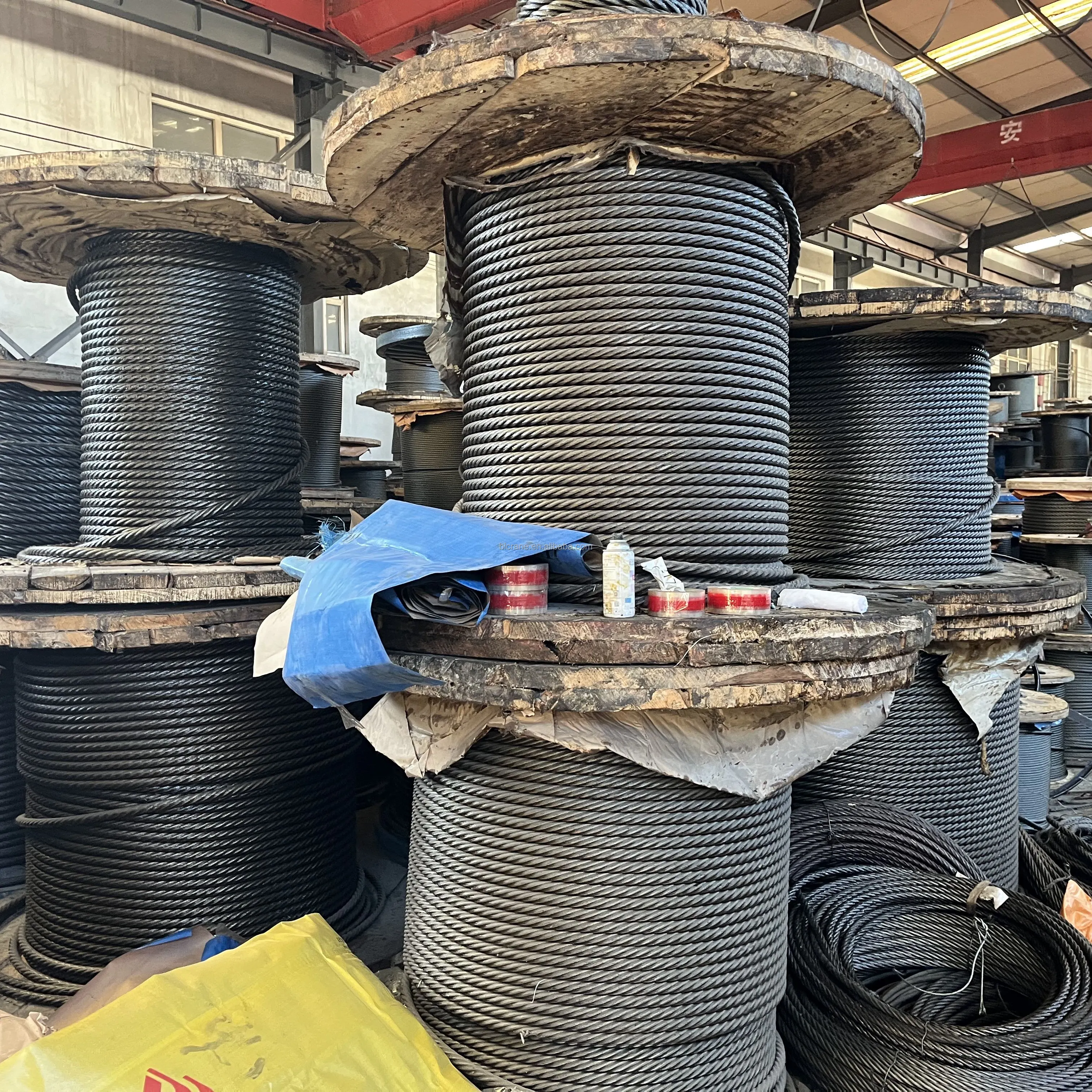 20 Tons 40 Tons Electric Hydraulic Winch Galvanized Steel Wire Rope ...