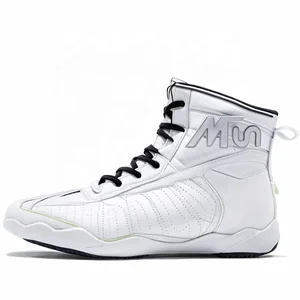 Factory Wholesale High Quality Mesh Sneakers Men's Wrestling Boxing Shoes High Top Professional Training Winter Customized Logo