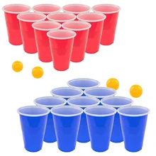 16oz cup with 24 cups + 24 balls Beerpong Set Hot Selling Customized Beer Ping Pong Kit Beer Pong Cup Balls