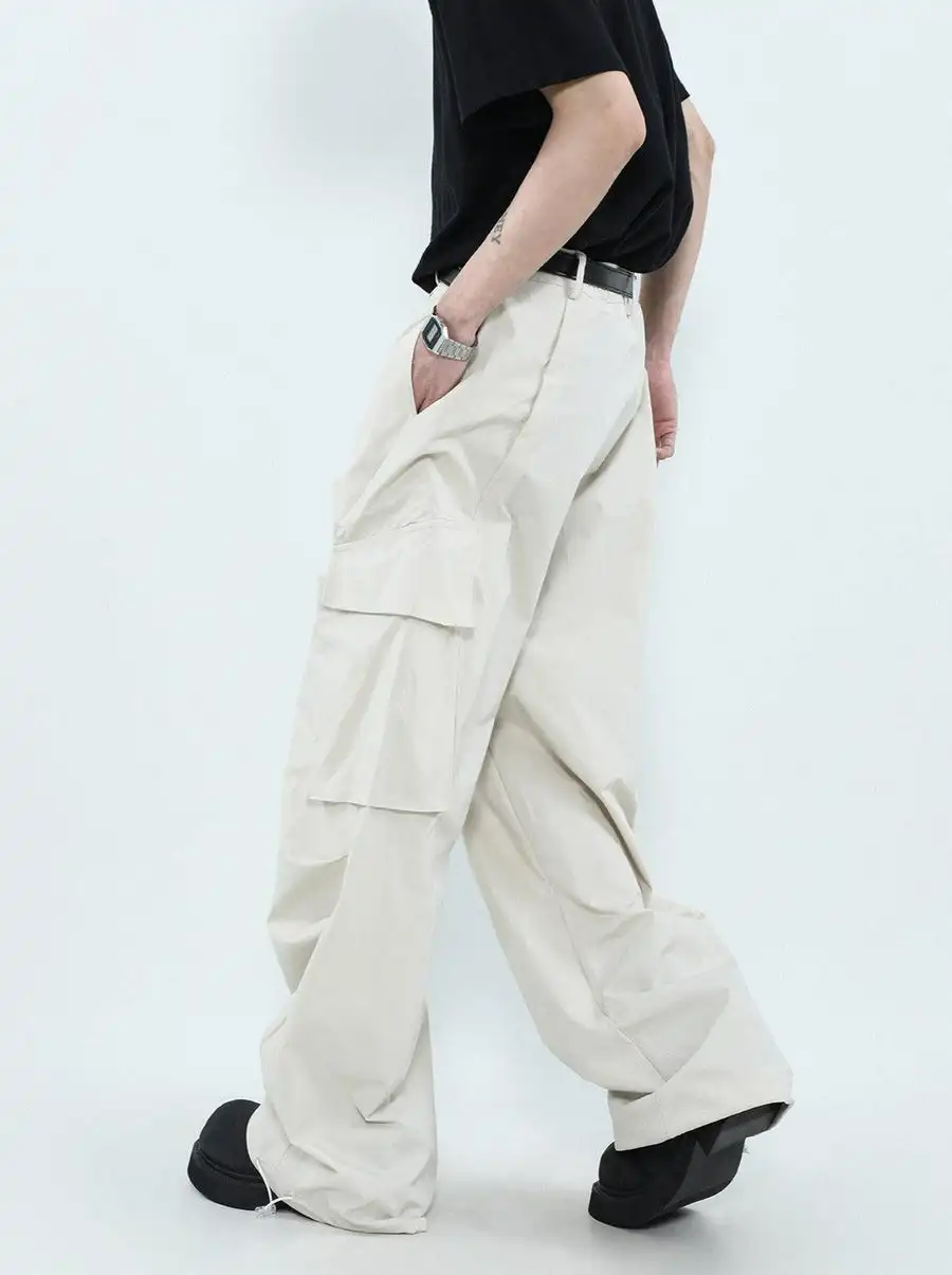 Men's High Waist Baggy Cotton Sweatpants Yellow American Camouflage S Camo Burgundy Cleaner 100 Black Flared Cargo Pants