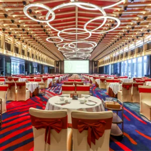 Zhongshan Premium Chandelier Pendant Light Fire-Effect Prismatic Crystal Luxury Indoor Hanging Lighting for Hotels