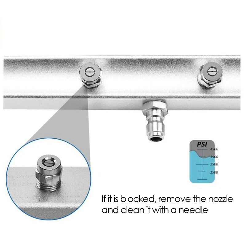 Мойка ходовой части высокого давления 7 сопло инструмент для очистки дороги
