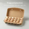 18 egg holders in their natural color