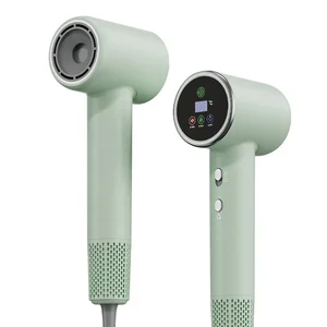 High-Speed Electric Hair Dryer with Ionic Styling Diffuser Nozzle for Salons Hotels Travel-Durable Plastic BLDC Motor