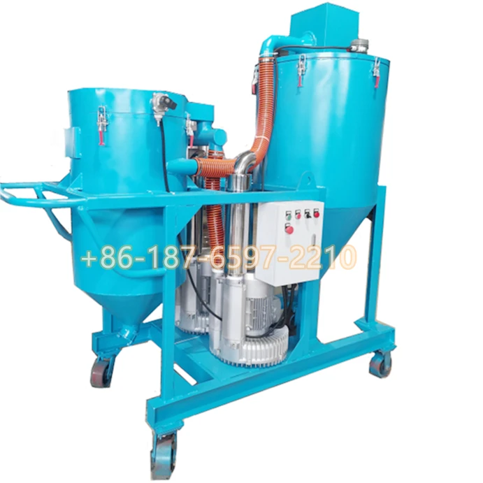 Vacuum Steel Grit Suction Machine Recycle Steel Shot Sand Grit Abrasive From Floor