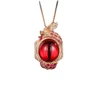 Red corundum
