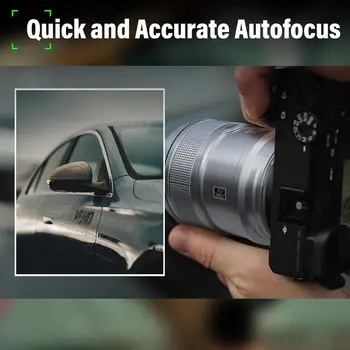 SIRUI Sniper 56mm Autofocus Lens, F1.2 Wide Angle APS-C Camera Lens for Z Mount, Silver detail image