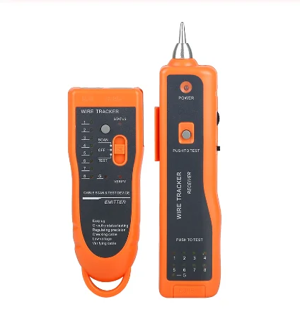 Cable Tester Telephone Line Network LAN Wire Tracker Finder LCD Tone Generator 