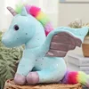 Rainbow angel unicorn-blue