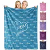 02-custom Blanket With 2 Names