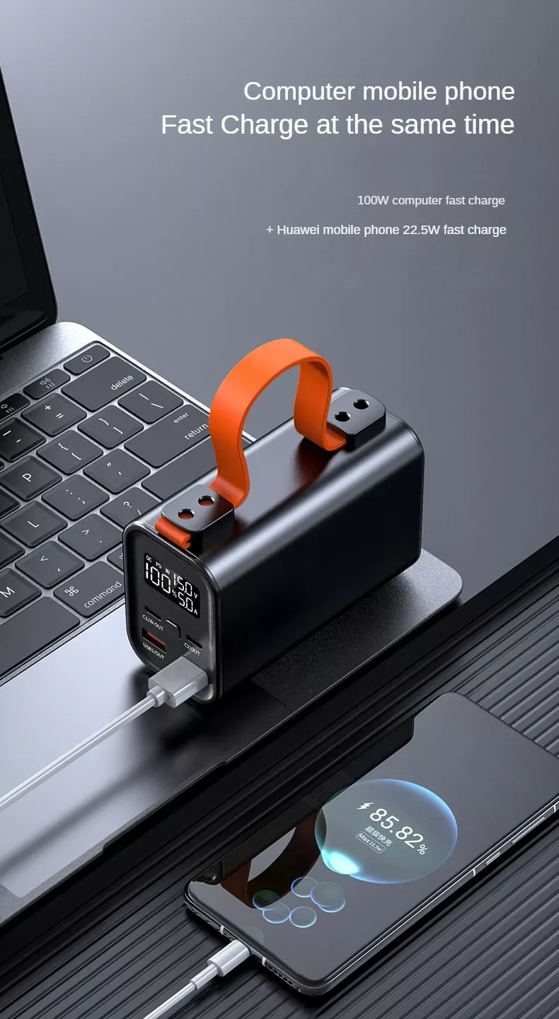 Portable Charger Pd Ultra Fast Charge 100w Large Capacity Power Bank ...
