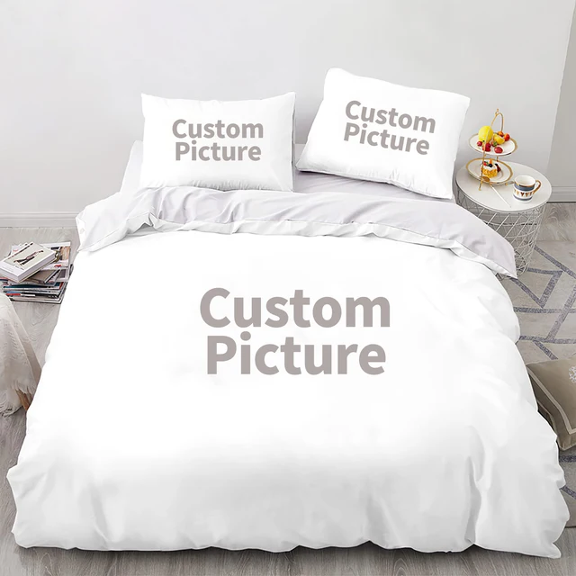Luxury Custom Design Printed Logo Comforter Set for Hotel Bedding Set Duvet Cover