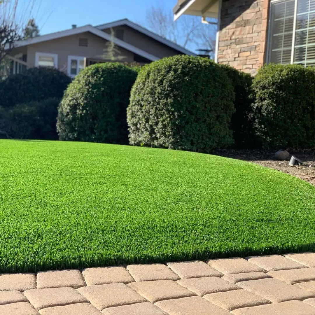 新促销定制38毫米草皮塑料草毯用于园林绿化 - buy plastic grass