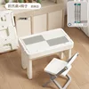 Silla plegable con mesa de bloques de construcción-7245515