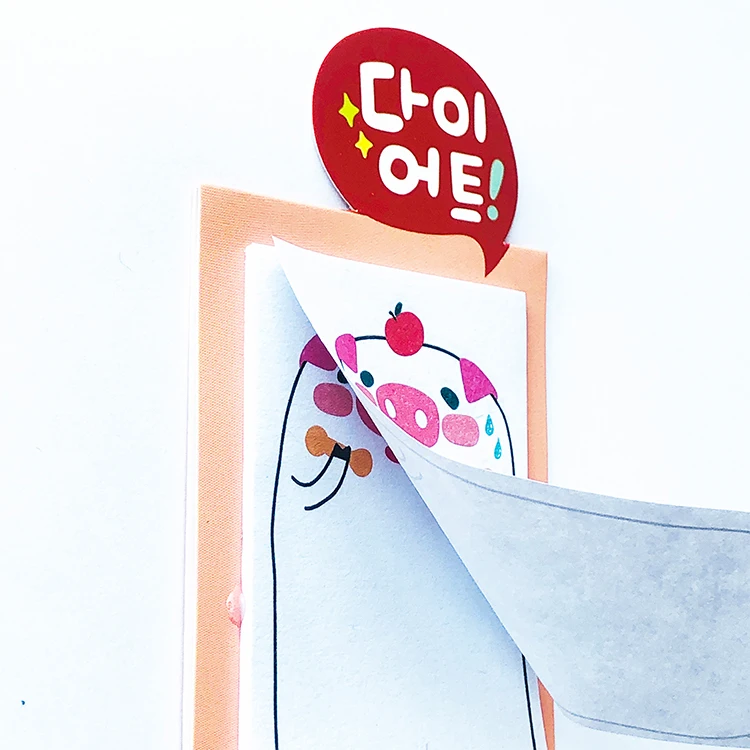 
 Клейкие заметки it post note рекламная печать логотипа на заказ Складная клейкая заметка  