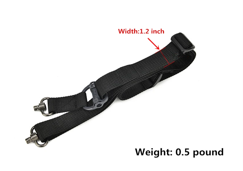 Yakeda Tactical Accessories Sling Adjustable Dual 2 Two Point Qd Sling ...